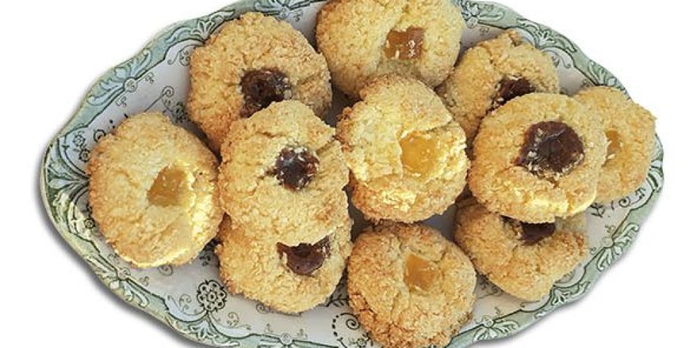 Cocadas con dulce de leche y de batata  (Coquitos)