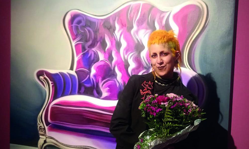 Artista pilarense llegó con sus obras al MALBA