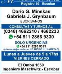 ESCRIBANIA MINSKAS – GRYNBAUM