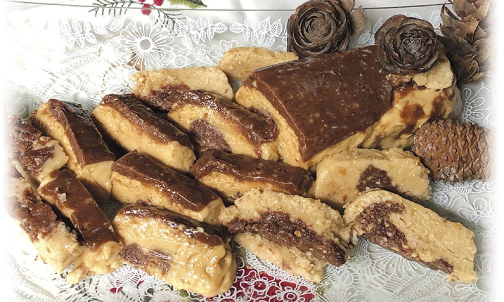 Turrón blando de maní y merengue