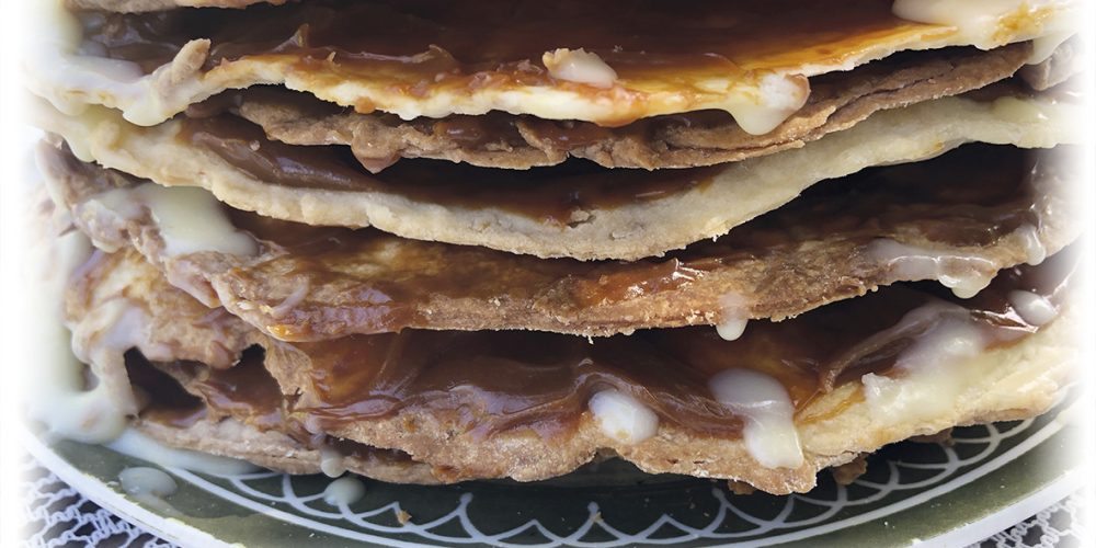 Rogel con ganache de chocolate blanco