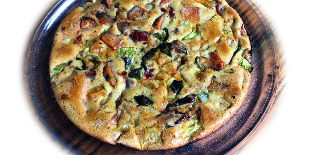 Tarta de vegetales asados sin masa