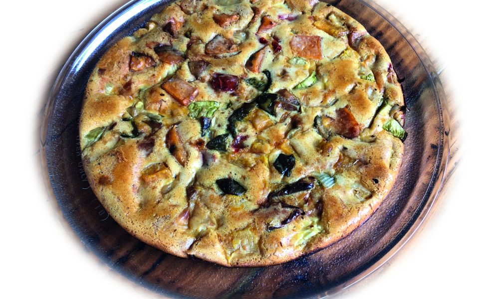 Tarta de vegetales asados sin masa