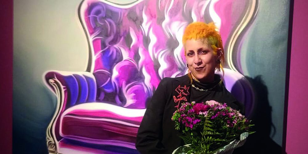 Artista pilarense llegó con sus obras al MALBA