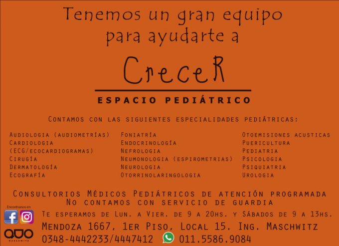 CRECER – CONSULTORIOS PEDIATRICOS