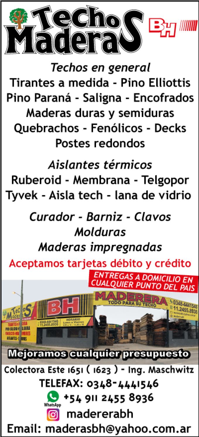 TECHOS MADERAS BH
