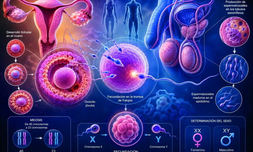 Origen de óvulos… y espermatozoides…