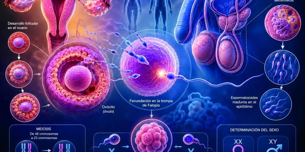 Origen de óvulos… y espermatozoides…